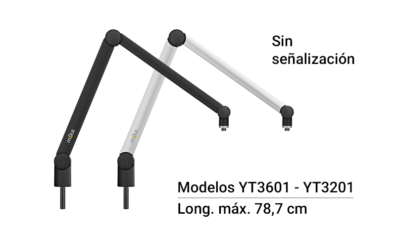 Brazo de brazo de micrófono para soportes X de doble nivel