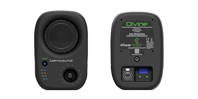 Divine - Monitor de audio para redes Dante AES67