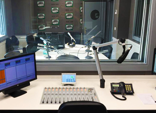 Estudio Onda Cero Valencia con XFrame Radio y Consola digital DHD