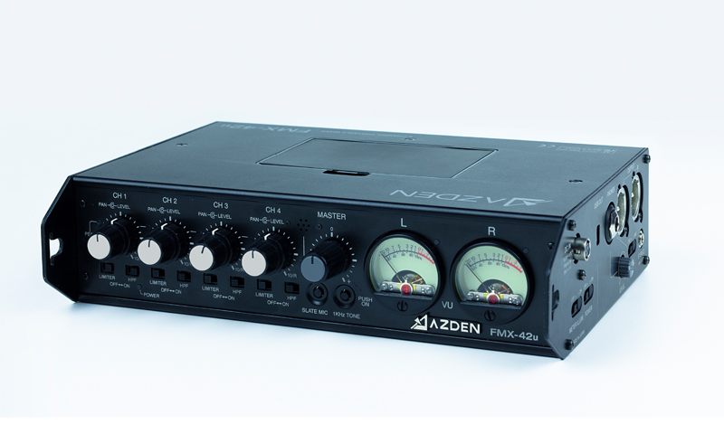 Mezcladores de audio portátil de 4 canales