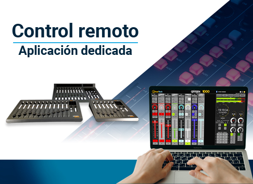 Control remoto de las Consolas Digitales Oxygen