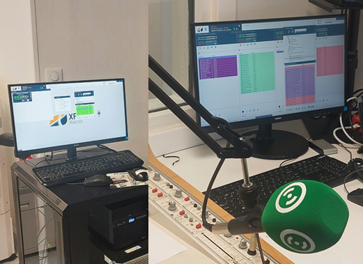 Antxeta Irratia con XFrame Radio en los estudios y el control central- Automatización para emisoras de radio