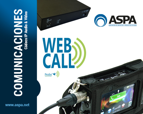 Comunicaciones IP con WebCall de Prodys