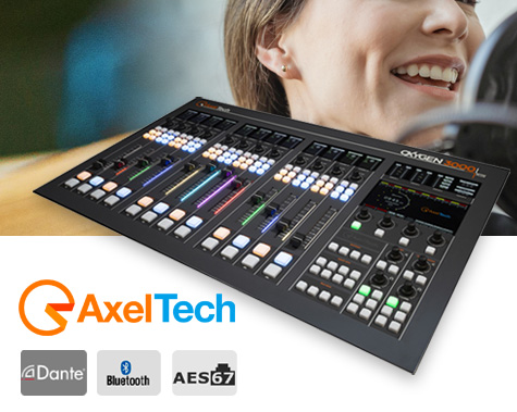 Consola digital de audio Oxygen 3000 Plus de Axel Technology