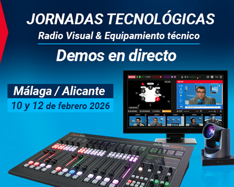 Jornadas tecnológicas ASPA sobre Radio Visual y equipamiento técnico con demos en directo.