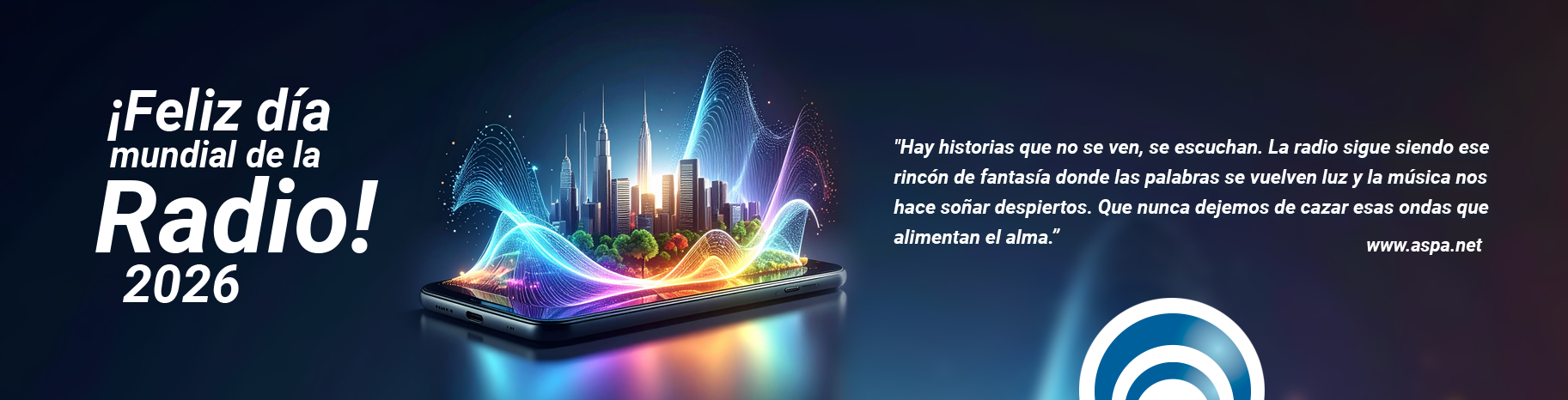 Aspa Broadcast os desea un feliz Día Mundial de la Radio 2026