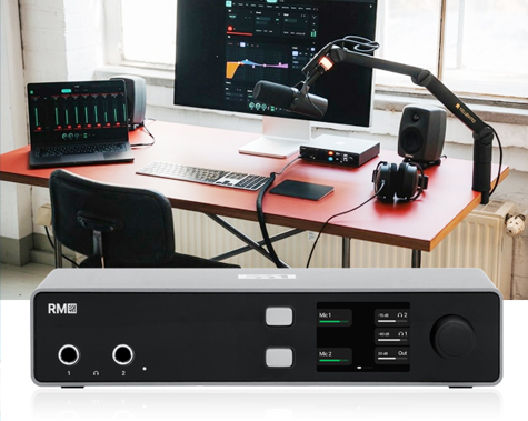 Estudio para creación de Podcast con el equipo profesional RM1 de DHD y ASPA Broadcast.