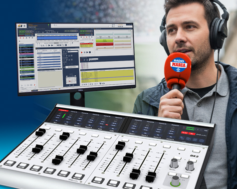 Radio Marca Madrid Sur con equipamiento profesional XFrame radio y Consola digital DX2 de DHD