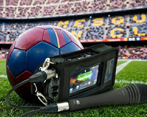 Barça Studios con el audiocodec portátil Quantum Lite de Proyds
