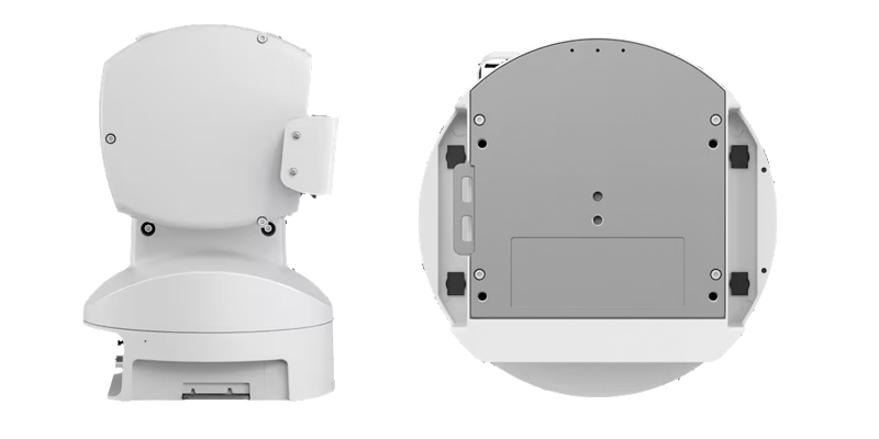 Canon cámara CR X-300 trasera y base