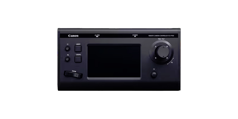 Canon controlador PTZ RC IP-100 frontal
