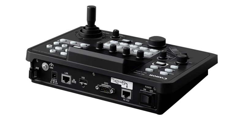 Canon controlador PTZ RC IP-300 trasera