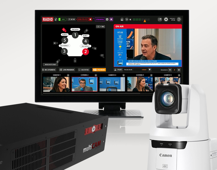 Sistema de visual radio MultiCAM
