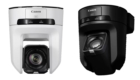 Cámara PTZ Canon CR-N300 blanca y negra techo