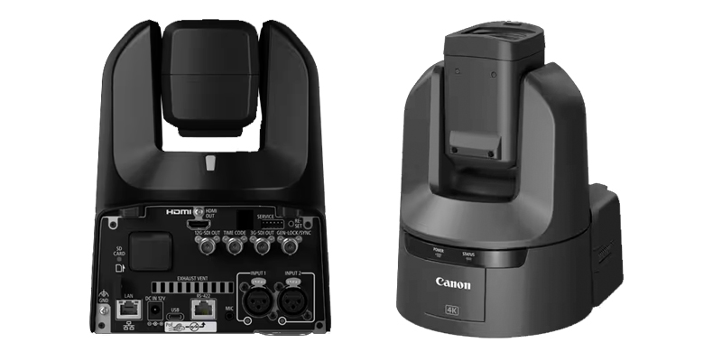 Cámara PTZ Canon CR-N400 negra trasera