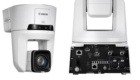 Cámara PTZ Canon CR-N500 blanca techo y trasera