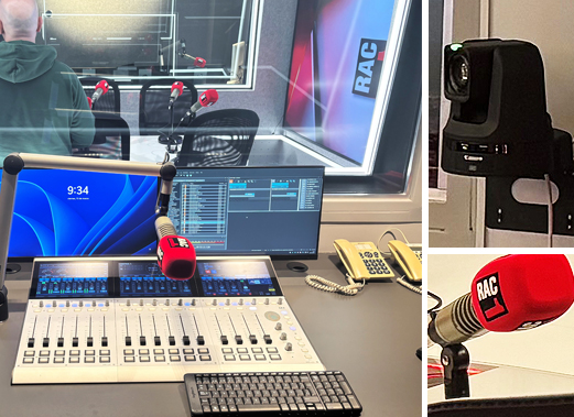 Estudios de RAC 1 con consola DHD SX2 y cámaras Canon