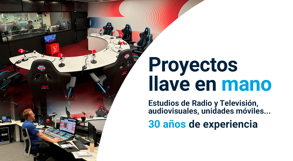 ASPA Proyectos llave en mano 360 para Radio y Televisión