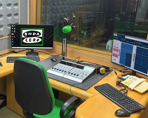 Estudios de radio de Onda Cero Plasencia con DHD, XFrame y Axel Tech