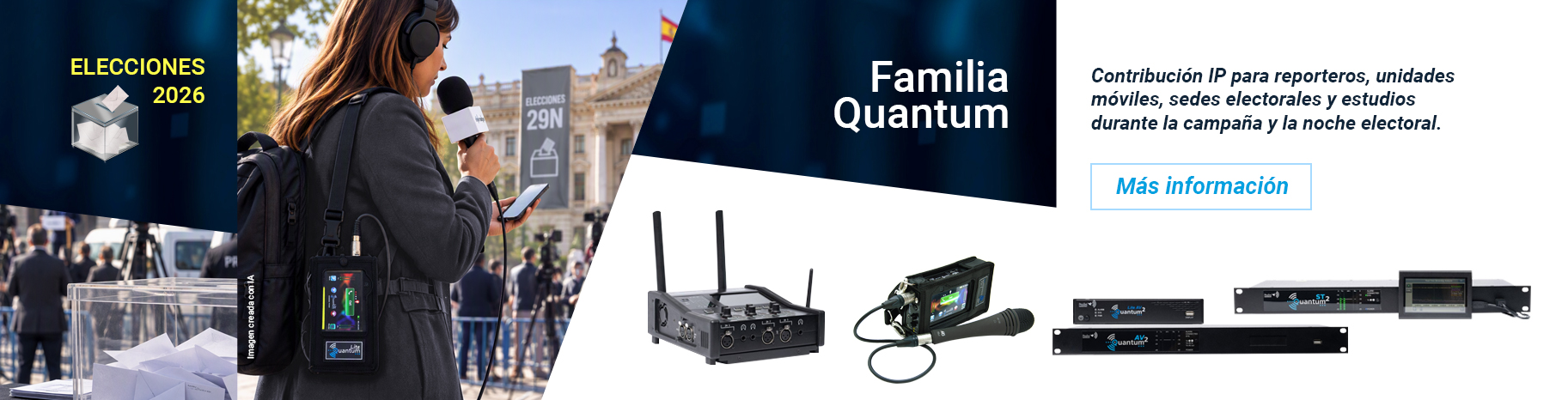 Familia códecs Quantum para las Elecciones 29N 2026