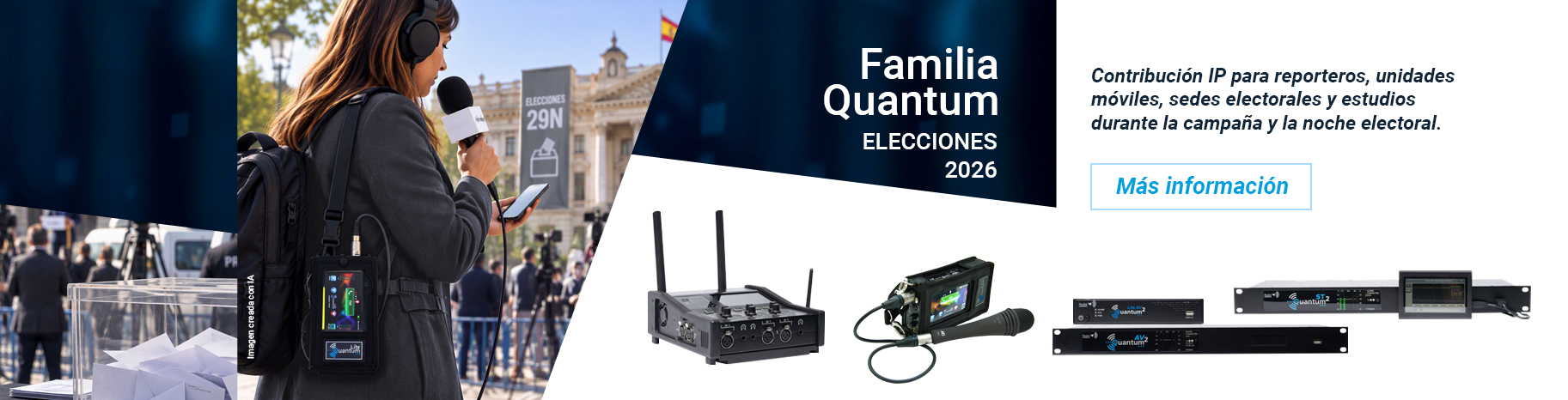 Familia códecs Quantum para las Elecciones 29N 2026